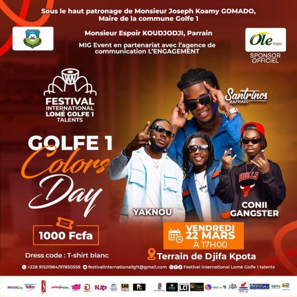 Festival International Lomé Golfe 1 – Golfe 1 Colors Days.
