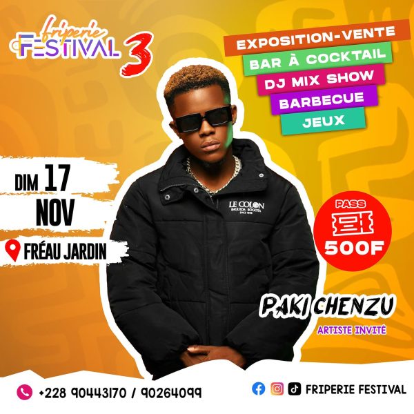 Friperie festival 3  – Paki Chenzu en prestation